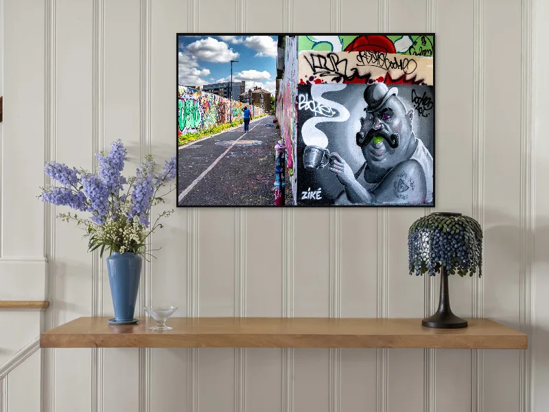 TEA TIME — fine art print in situ.