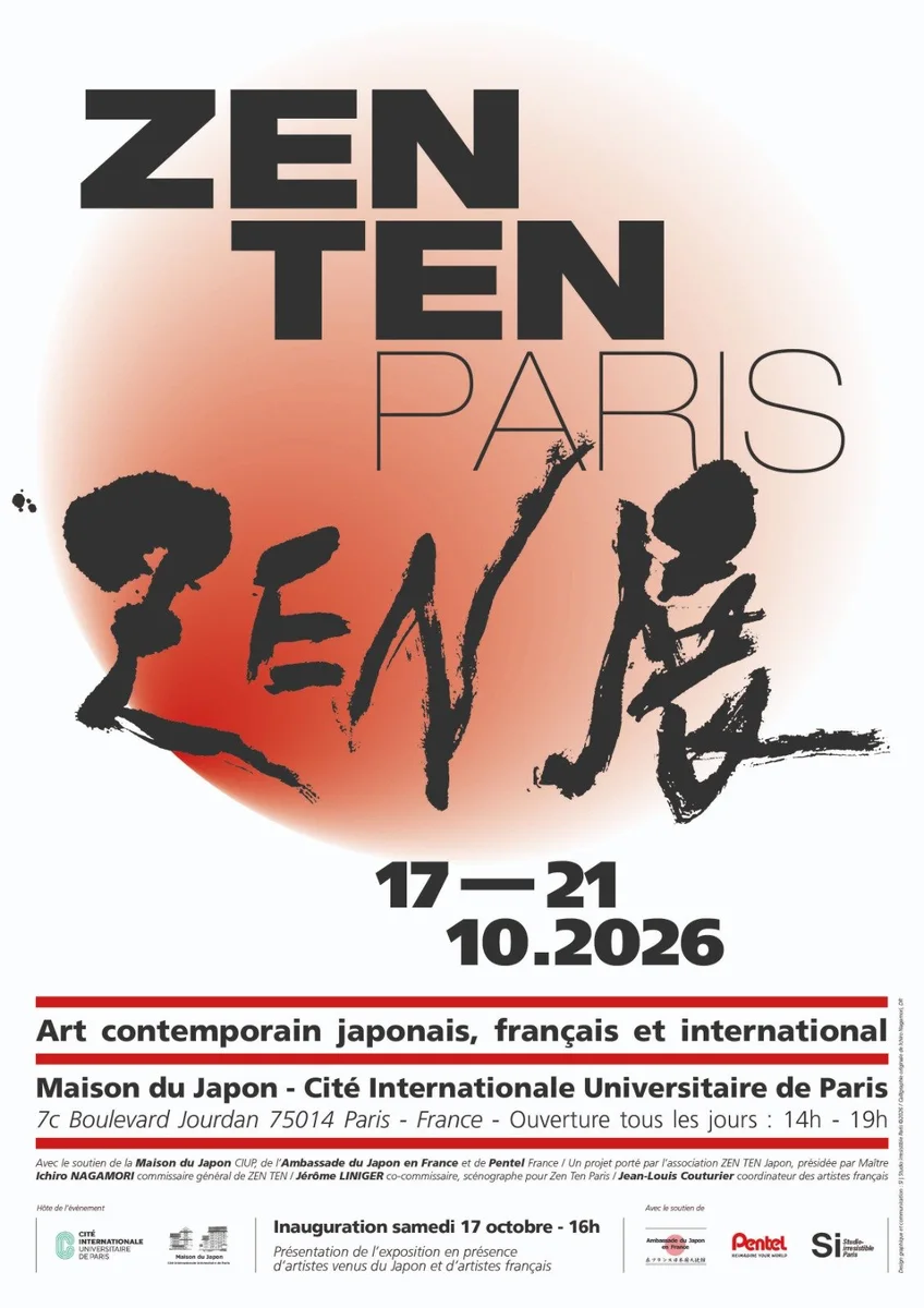 Illustration for the exhibition “ZEN TEN PARIS 2026”.