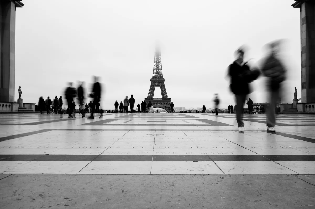 Photograph “EIFFEL TOWER GHOSTS”, Paris, France (December 2023).
