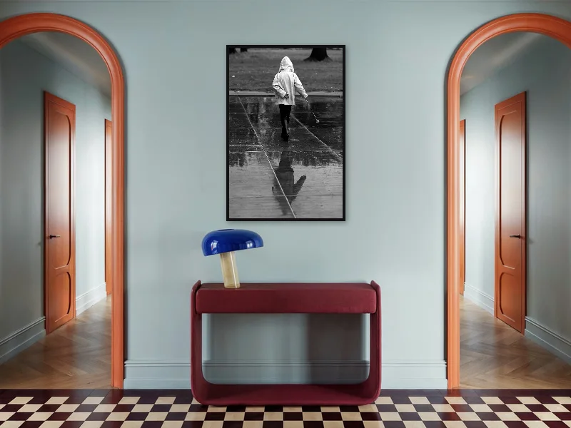 CHILDHOOD — gallery print in situ.