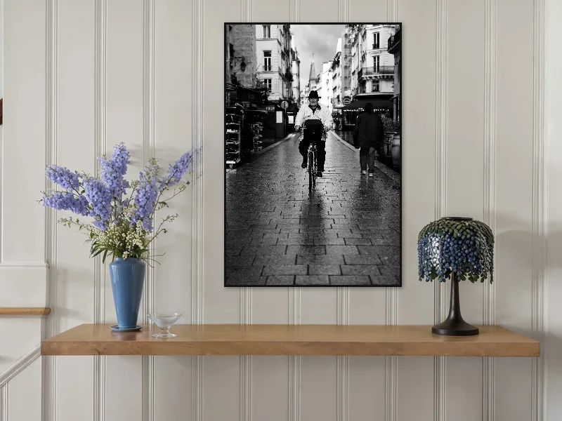 LA BELLE VIE — fine art print in situ.