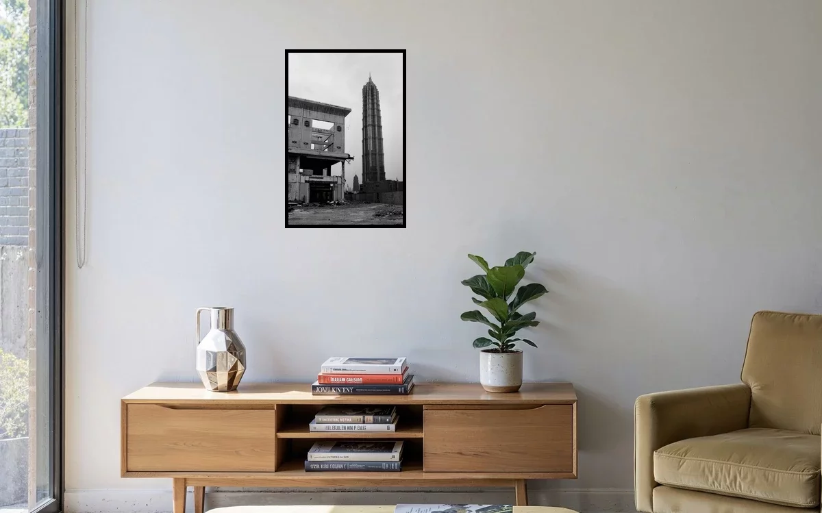 TRANSITION — galerie print in an interior.