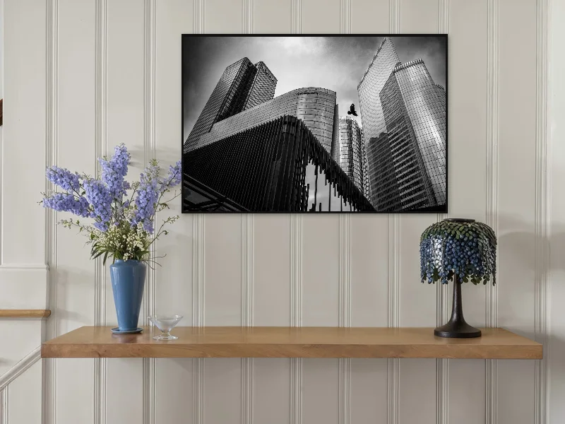 FLY — fine art print in situ.