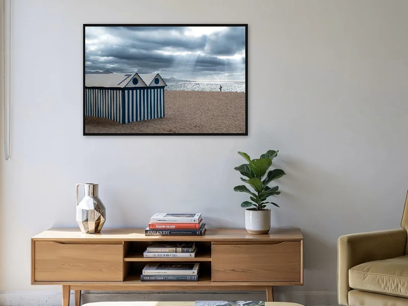 THE NAME IS … — gallery print in situ.