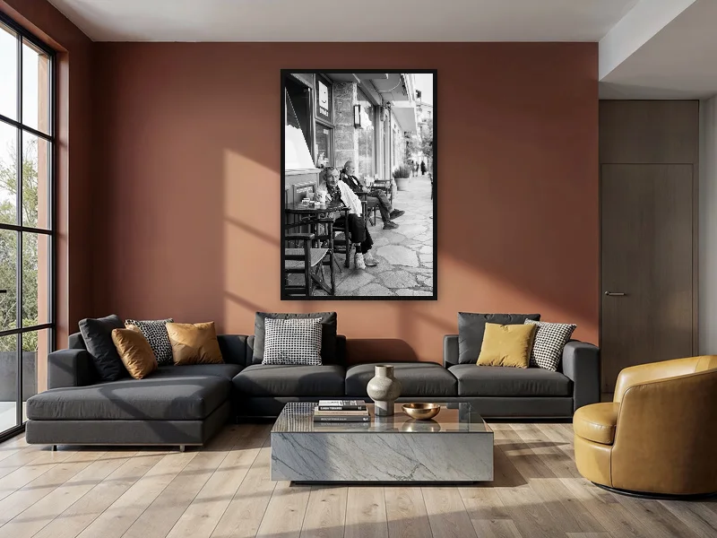 DREAM BIG — monumental print in situ.