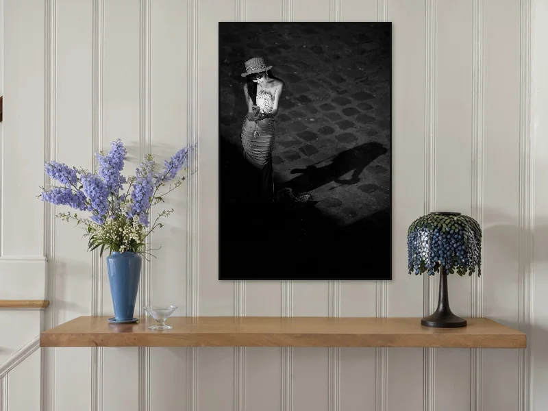 BELLE DE NUIT — fine art print in situ.