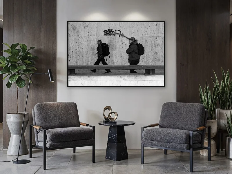 I LOVE(D) YOU — monumental print in situ.