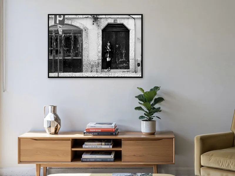 133 GIRL — gallery print in situ.
