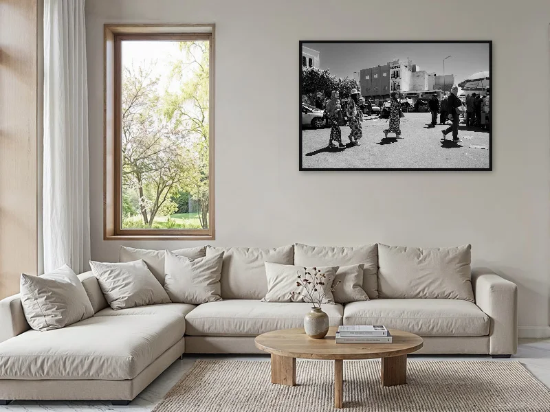 TATAOUINE WOMEN — monumental print in situ.