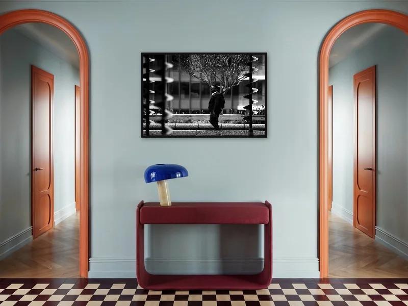 HE LIVES IN YOU — gallery print in situ.