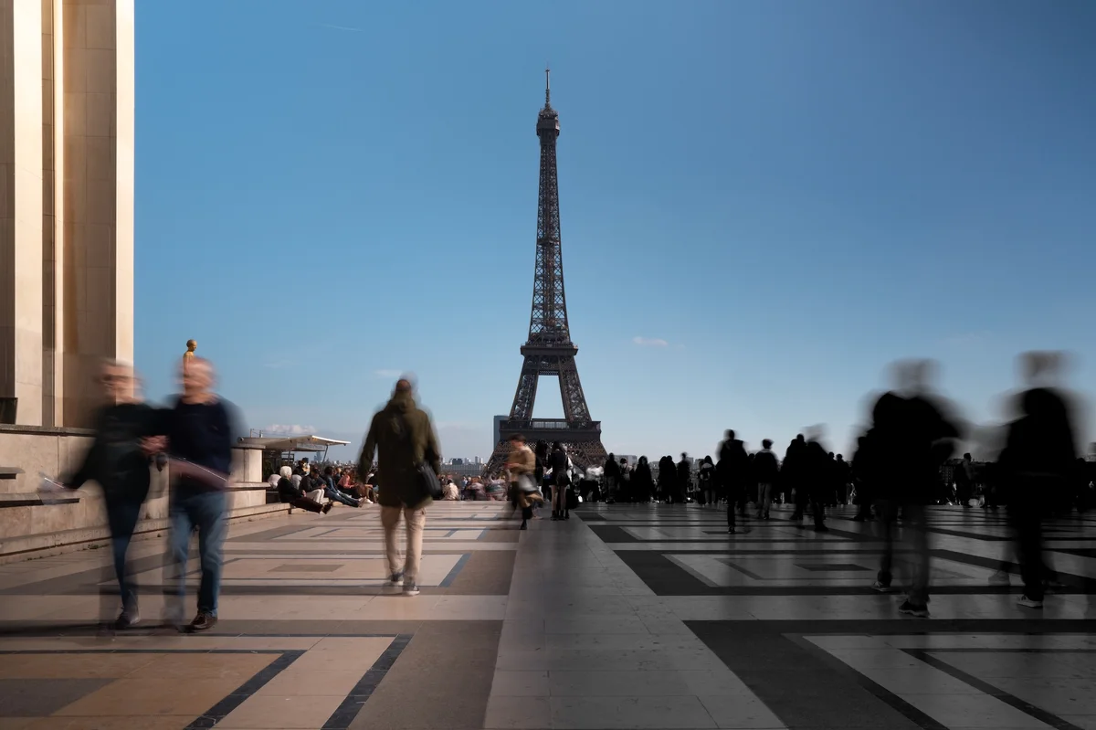 Photograph “EIFFEL DARK GHOSTS”, Paris, France (March 2024).