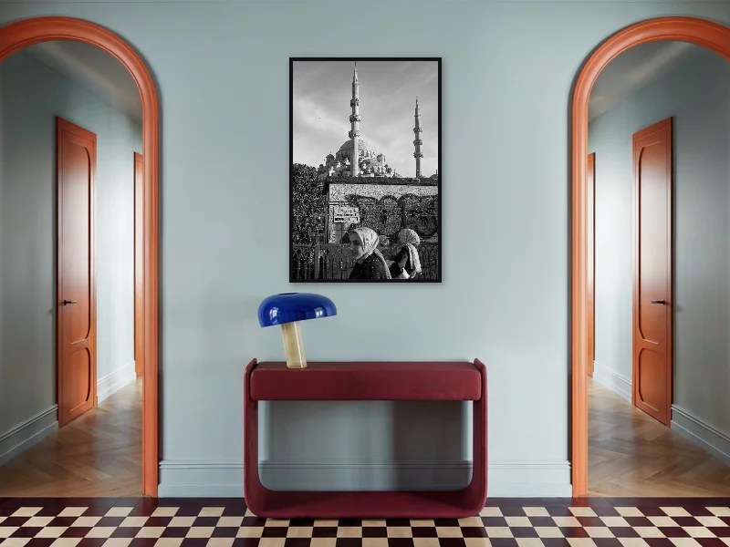 FENCES — gallery print in situ.
