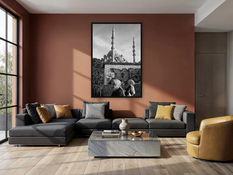 FENCES — monumental print in situ.