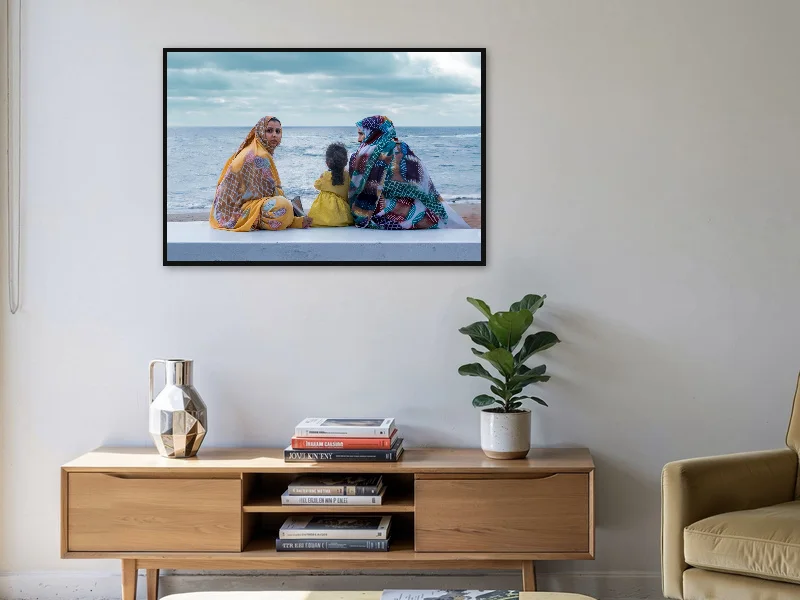 HORIZONS — gallery print in situ.