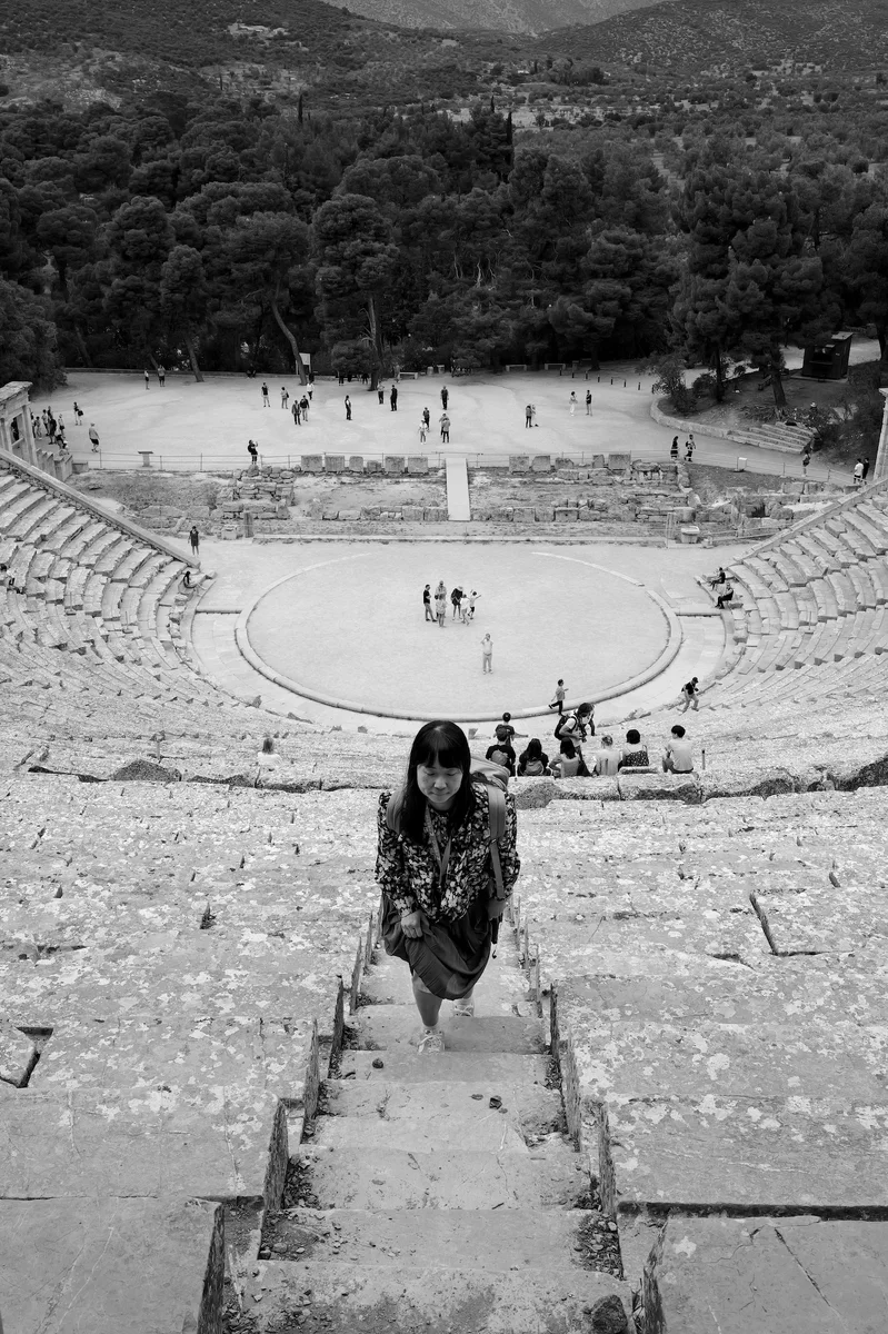 Photograph ‘THE CHINESE FROM EPIDAURUS’, Epidaurus, Greece (April 2024).