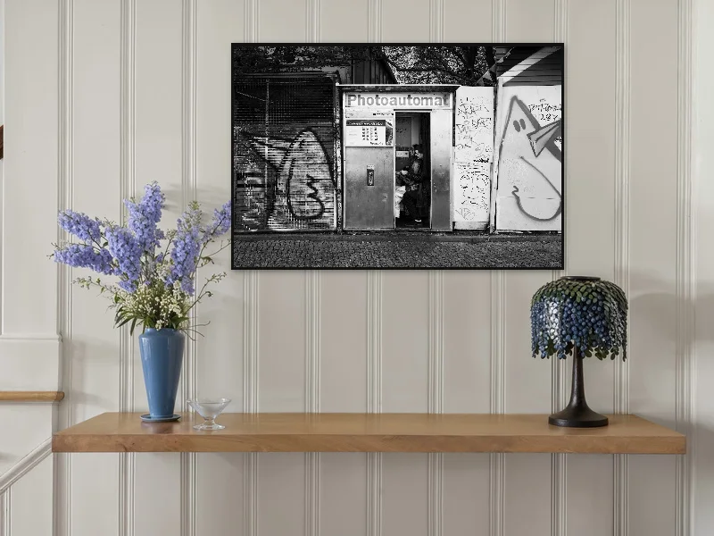 PHOTOAUTOMAT — fine art print in situ.