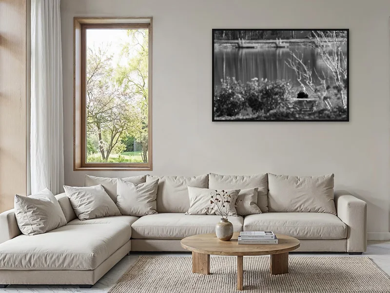 LOST IN NATURE — monumental print in situ.