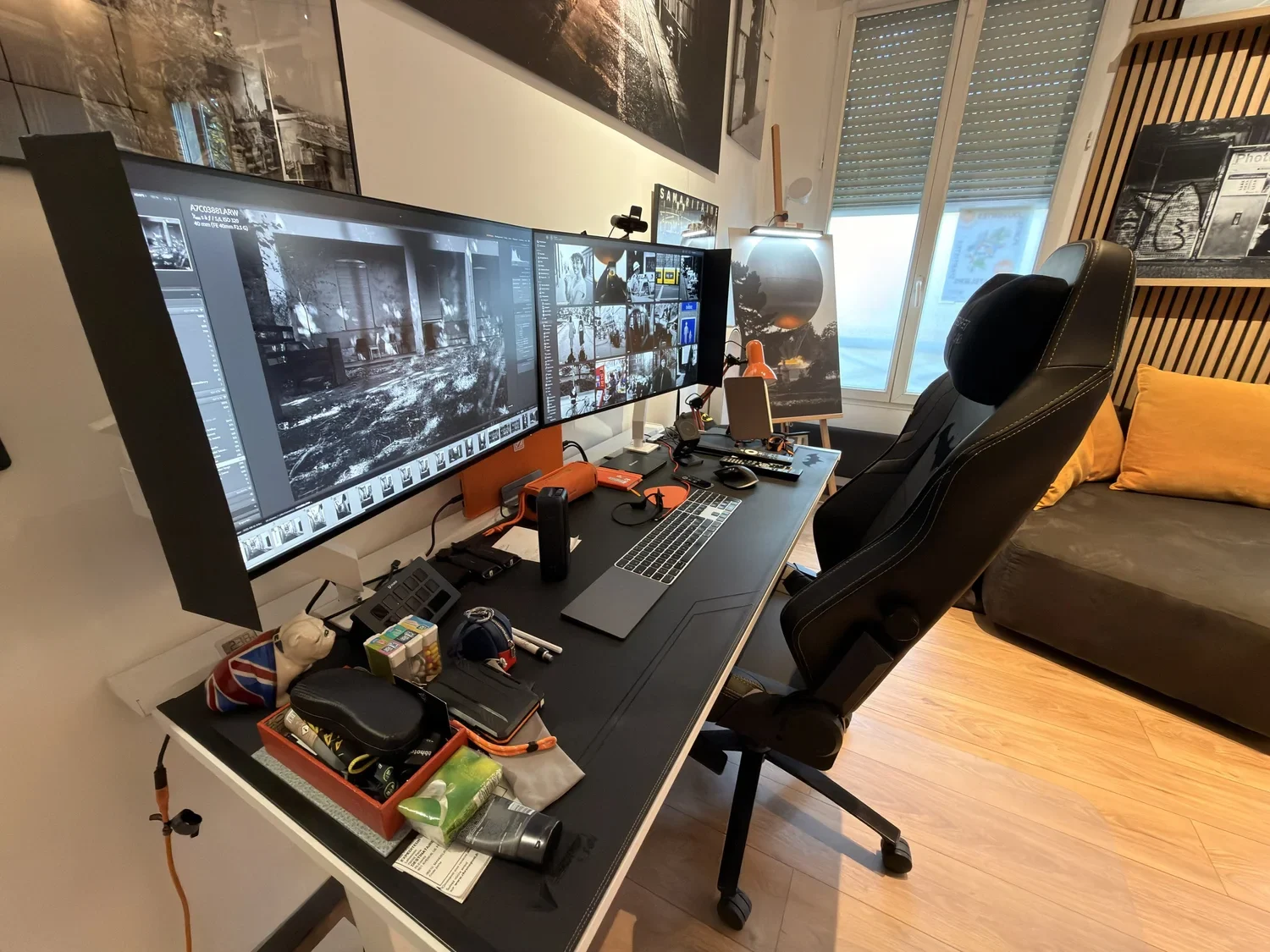 Developing and selecting images.